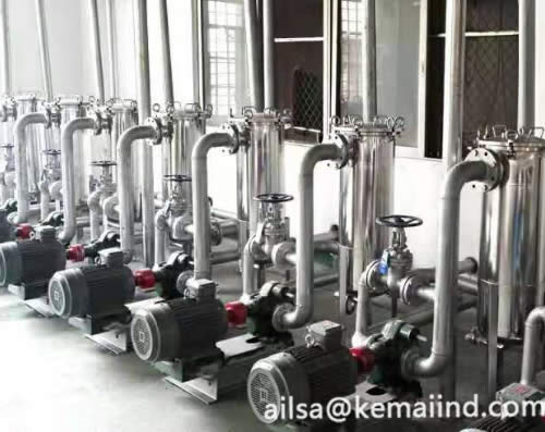 Application case of KCB gear pump
