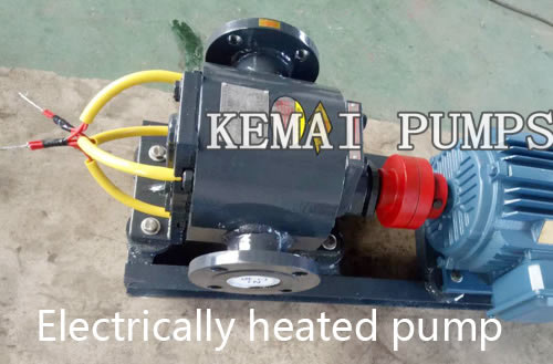 Electrically Heated Pump For Bitumen Asphalt